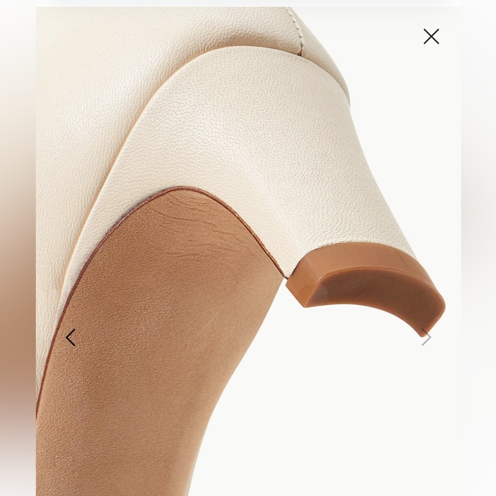 NWOT STAUD WALLY ANKLE BOOT CREAM - Picture 5 of 13